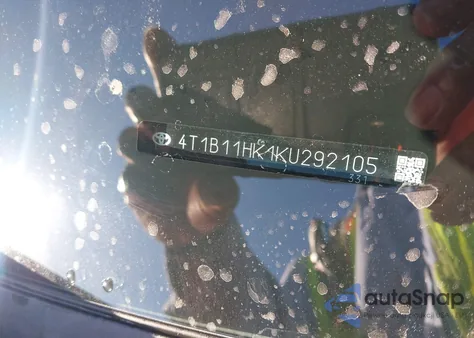 2019 Toyota Camry Se из США, поврежденный, VIN 4T1B11HK1KU292105